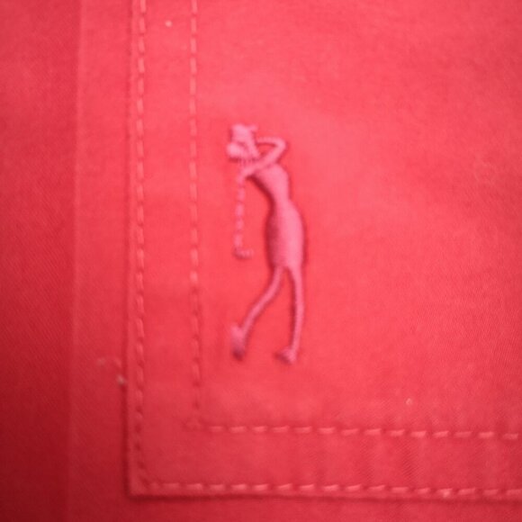 Izod Ladies Size 12 X-tra Dry Ankle Length Red Straight Wide Legs Golf Pants - Picture 9 of 12